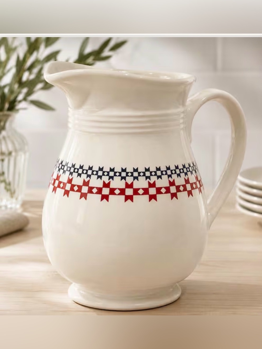 1986 June Dairy Month 50th Anniversay Ceramic Pitcher